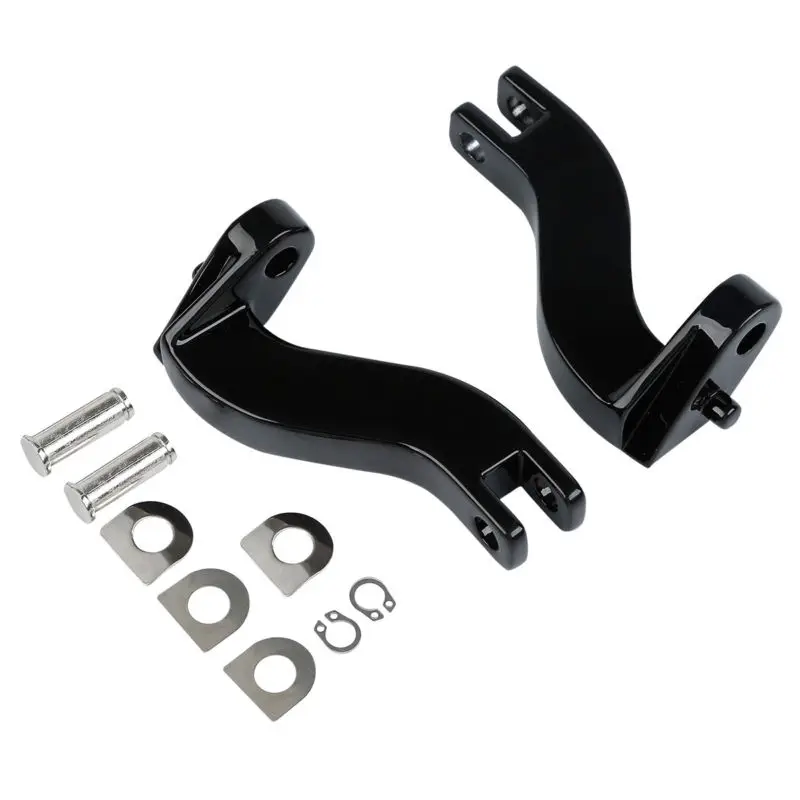 Suporte de Montagem para Harley Motocicleta Passageiro Traseiro Footpeg Touring Cvo Electra Glide Rua Estrada Rei Flht Flhtk Flhx 1993-2020 4 High Quality footpeg mount