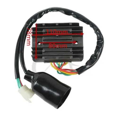 2 Plug Voltage Regulator Retificador Para Honda