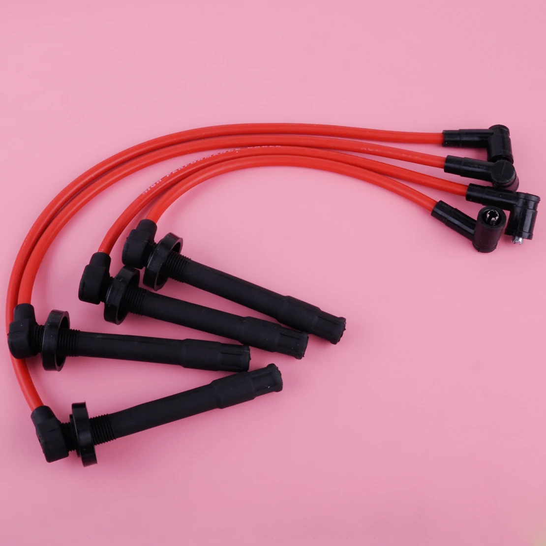 

DWCX New Car 10.2mm Ignition Racing Coil Spark Plug Wires Fit for Honda Civic 1992 1993 1994 1995 1996 1997 1998 1999 2000