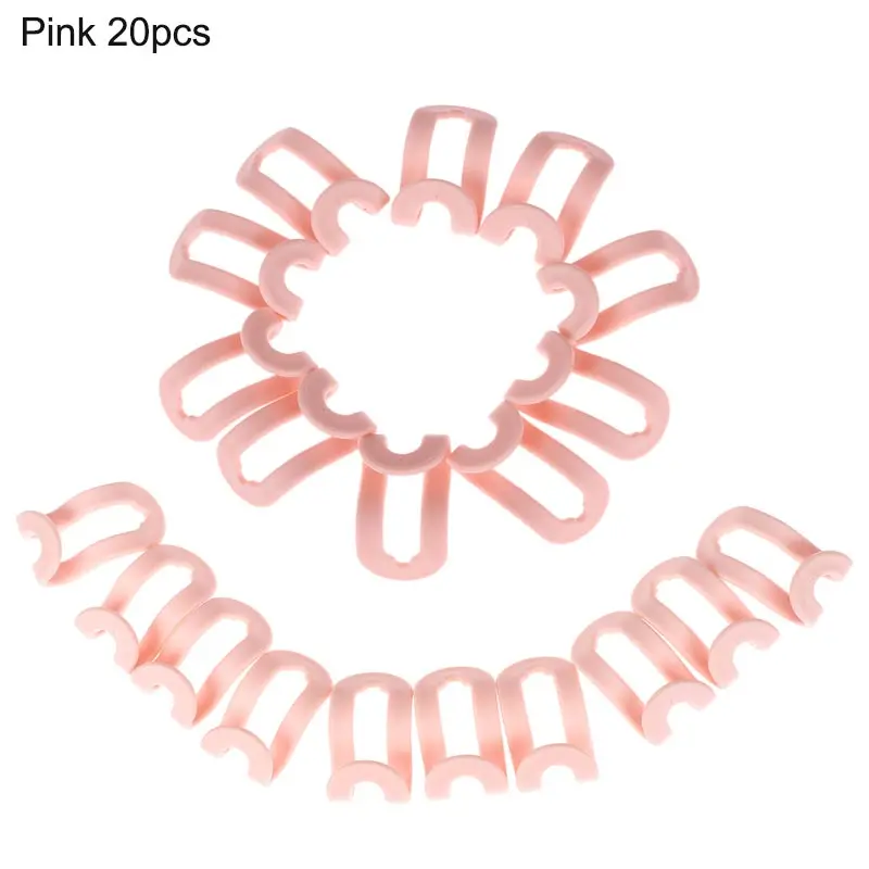 1 упаковка, креативная мини вешалка для одежды, легкий крючок, шкаф, органайзер для хранения, держатель, крючок, синий/зеленый/розовый, Антискользящая одежда, вешалка - Цвет: Pink(20pcs)
