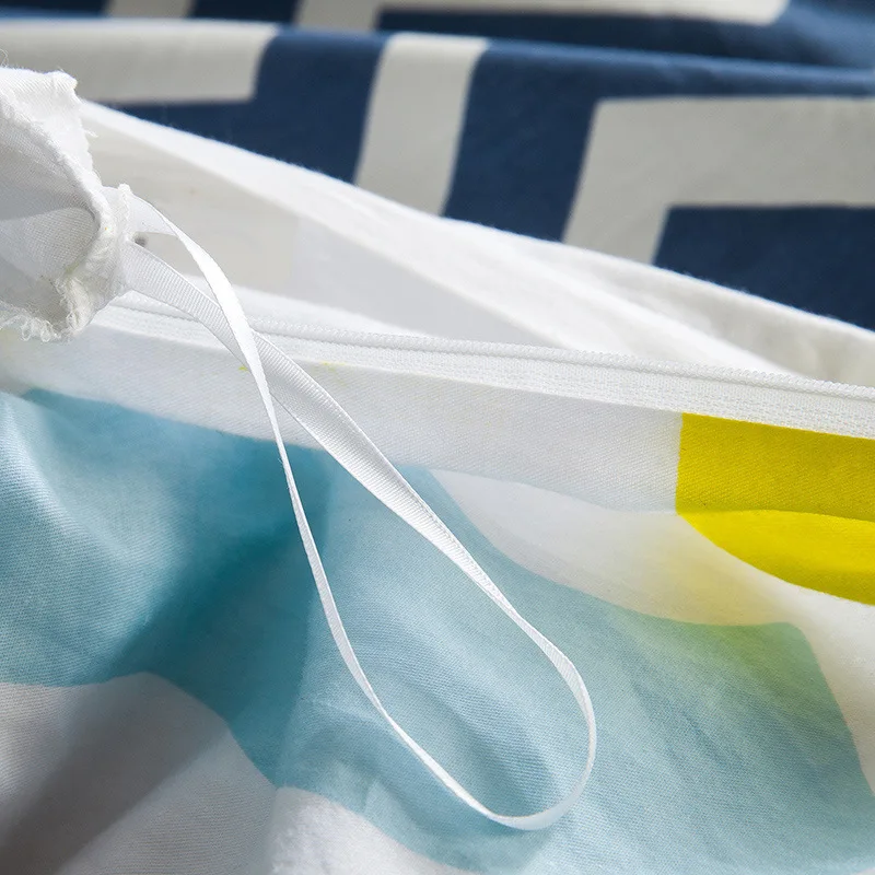 بسيطة الأوروبي نمط الفراش مجموعة 4 قطع 100% ٪ ورقة السرير غطاء لحاف/غطاء السرير سادات المنسوجات نوم