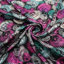 Геометрическая атласная Набивная Ткань Мягкое платье рубашка шарф одеяло Материал подкладка сделай сам