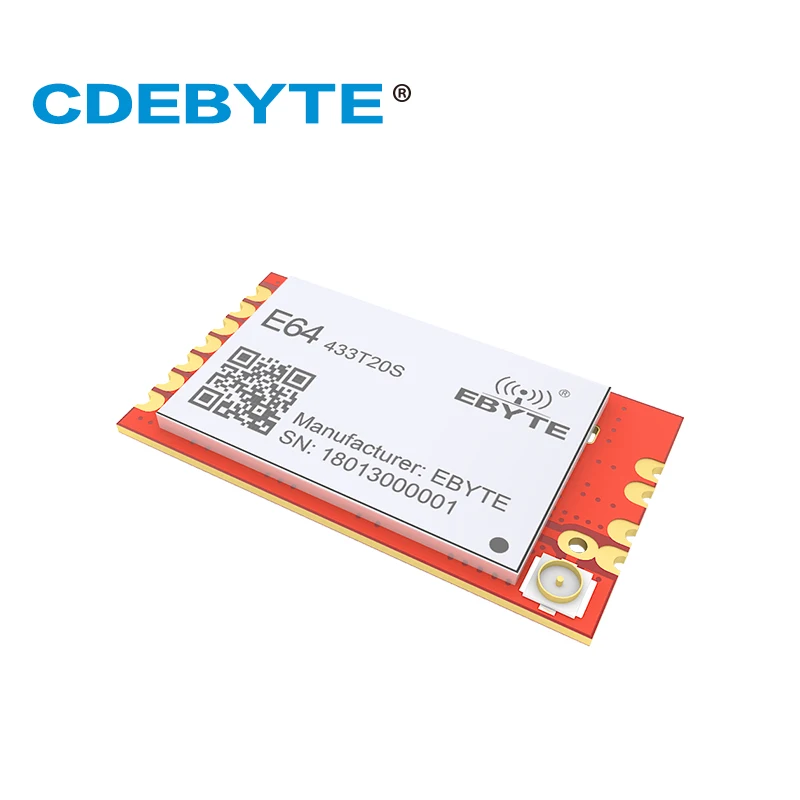 E64 433T20S полный дуплекс частота Hopping 433 МГц 100 мВт IPX Весенняя антенна IoT uhf