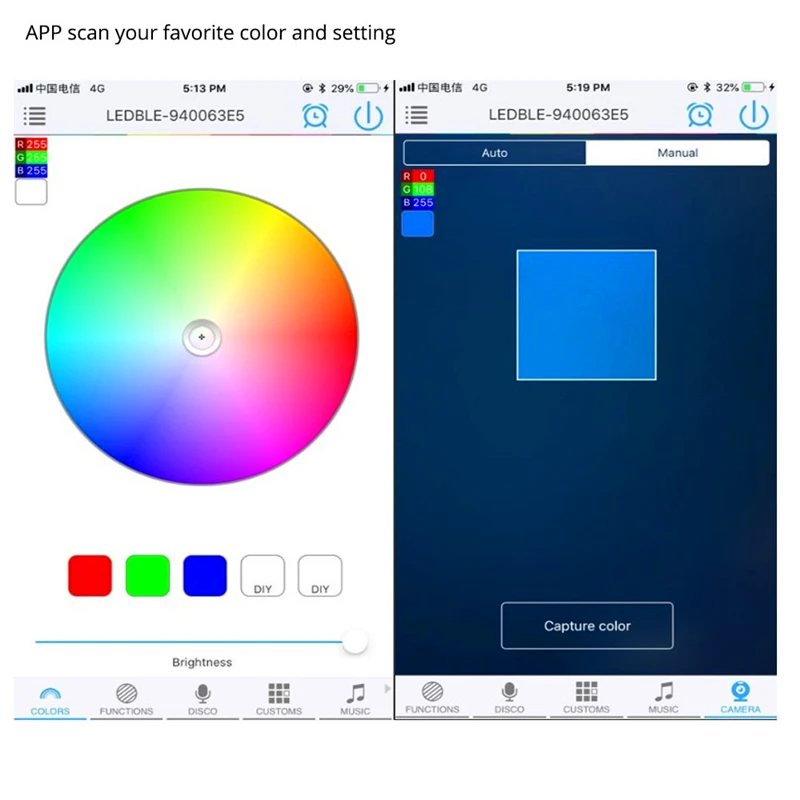 DC 12-24 в 192 Вт IOS Android Phone APP управление мини Bluetooth RGBW светодиодный контроллер для SMD 3528 5050 RGB RGBW RGBWW светодиодный светильник