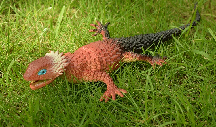 Tricky vent toy Lizards Reptile Simulation plastic forest wild animal model toys ornaments Lifelike PVC home decor Gift For Kids