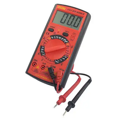 

DT-9205A Probe Leads Multi-Tester Digital Multimeter Test Equipment AC DC