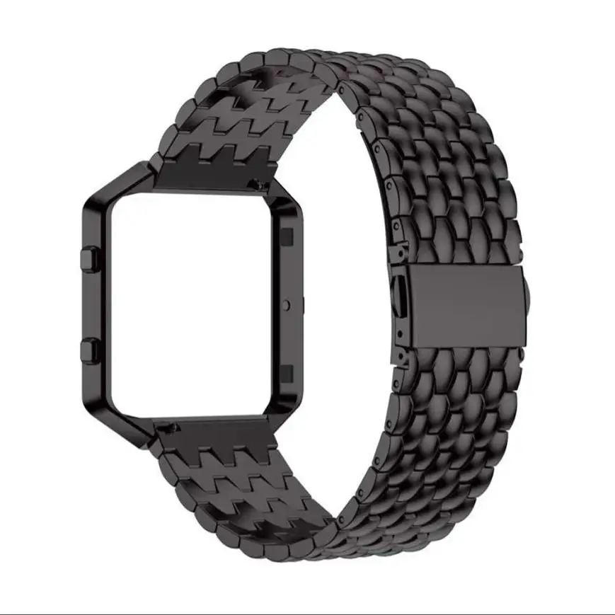 HL роскошный браслет из нержавеющей стали смарт часы ремешок+ чехол для Fitbit Blaze Aug 30E22#4#5