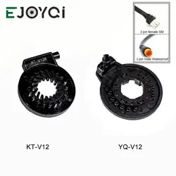 EJOYQI KT-V12 и YQ-V12 ebike PAS Педальный датчик 12 магнитов двойной датчик Холла s 12 сигналов SM Водонепроницаемый Бесплатная доставка