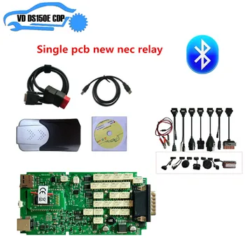 

new box for delphis vd ds150e cdp pro plus new nec relay+8 pcs full set car cable for