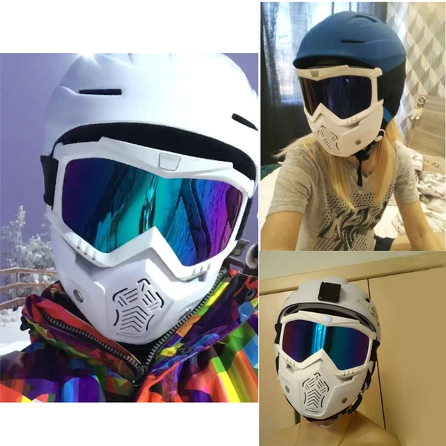 US $6.13 Reedocks Skiing Goggles Modular Mask Detachable Mouth Filter Men Women Ski Snowmobile Snowboard Gog
