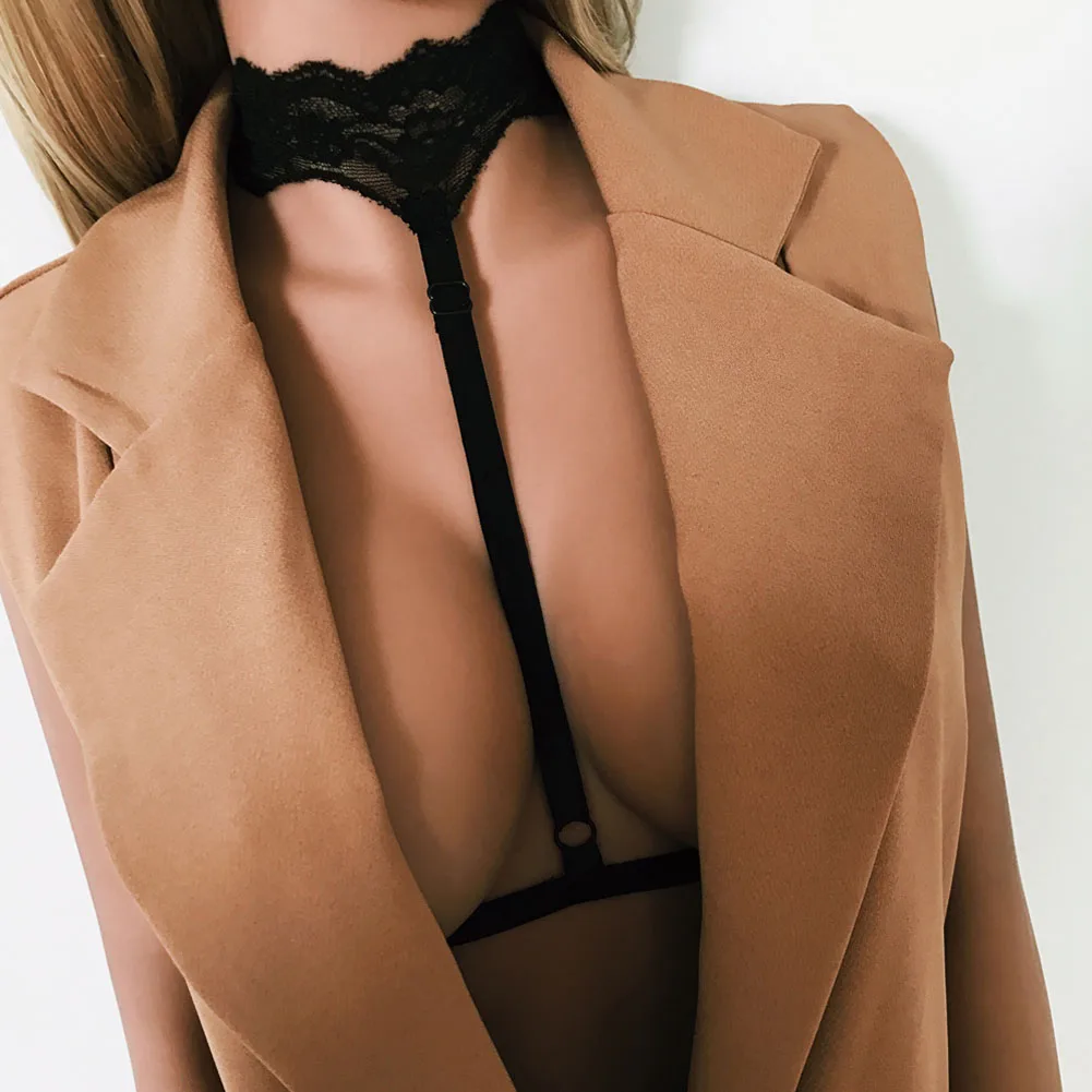 2017 Hot Sexy Women Goth Cage Strappy Bra Garter Belt Erotic Chest Lace Body Bridal Bandage Lingerie Crop Top Black White In Bras From Womens Clothing 2017 Hot Sexy Women Goth Cage Strappy Bra Garter Belt Erotic Chest Lace Body Bridal Bandage Lingerie Crop Top Black White In Bras From Womens Clothing