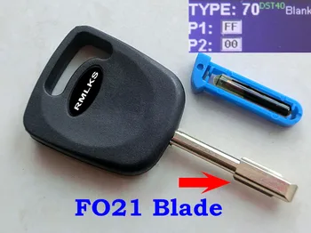 トランスポンダーキーシェル用プジョー206の交換車のキーケースブランク