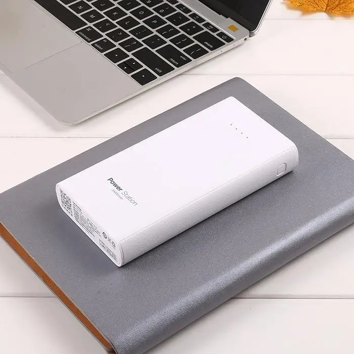 

Durable Portable Large Capacity 20000mah Dual USB Power Bank Mobile Power Cable Lighting Interface Micro 5V 2 1A 5V 1A 5V 2 1A
