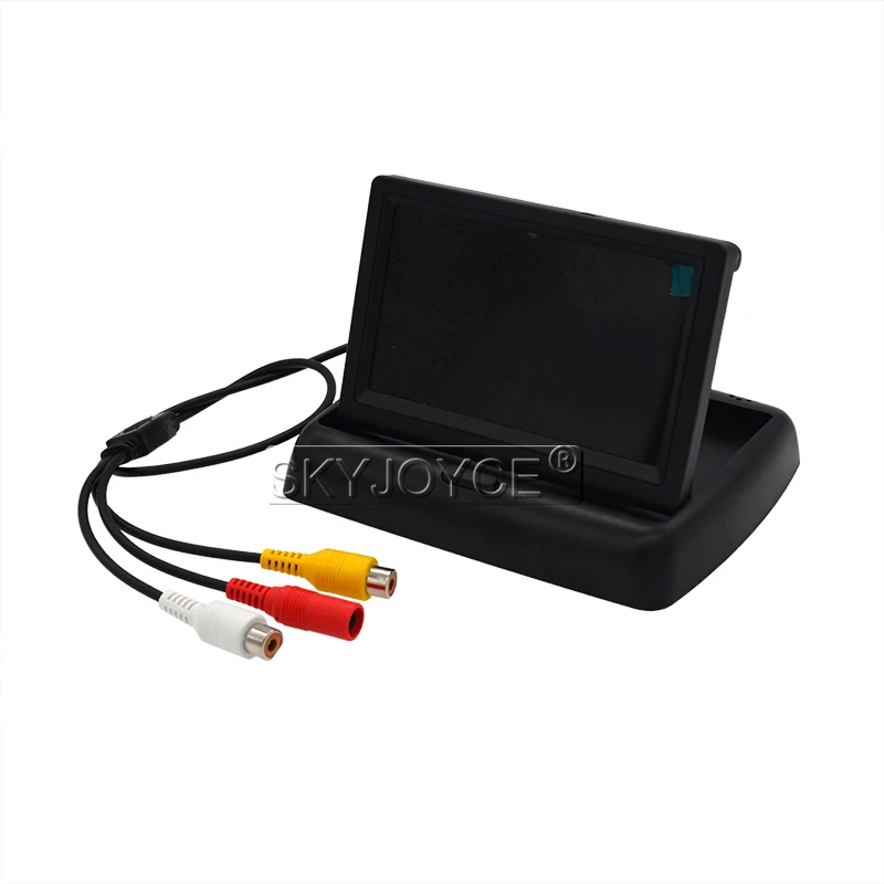 4.3 Car Rearview Mirror Monitor Auto Parking System CCD HD car rear view camera European license plate frame camera (2)