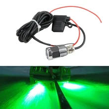 Светодиодная подводная лодка лампа зеленый 9 Вт светодиодный дренажный прожектор с водонепроницаемым разъемом автомобильный Стайлинг для морской лодки рыбалка на яхте