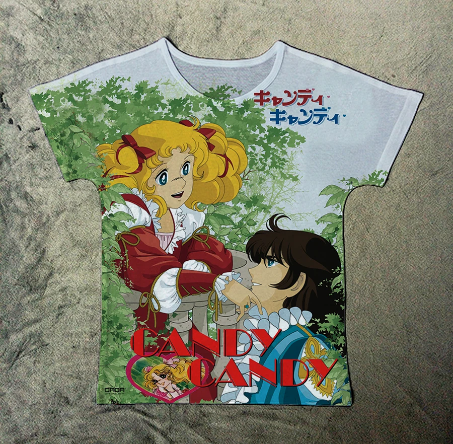 

Track Ship+Fresh Vintage Retro T-shirt Top Tee Candy Sweet Warm Girl Meet Prince in Forest 1552