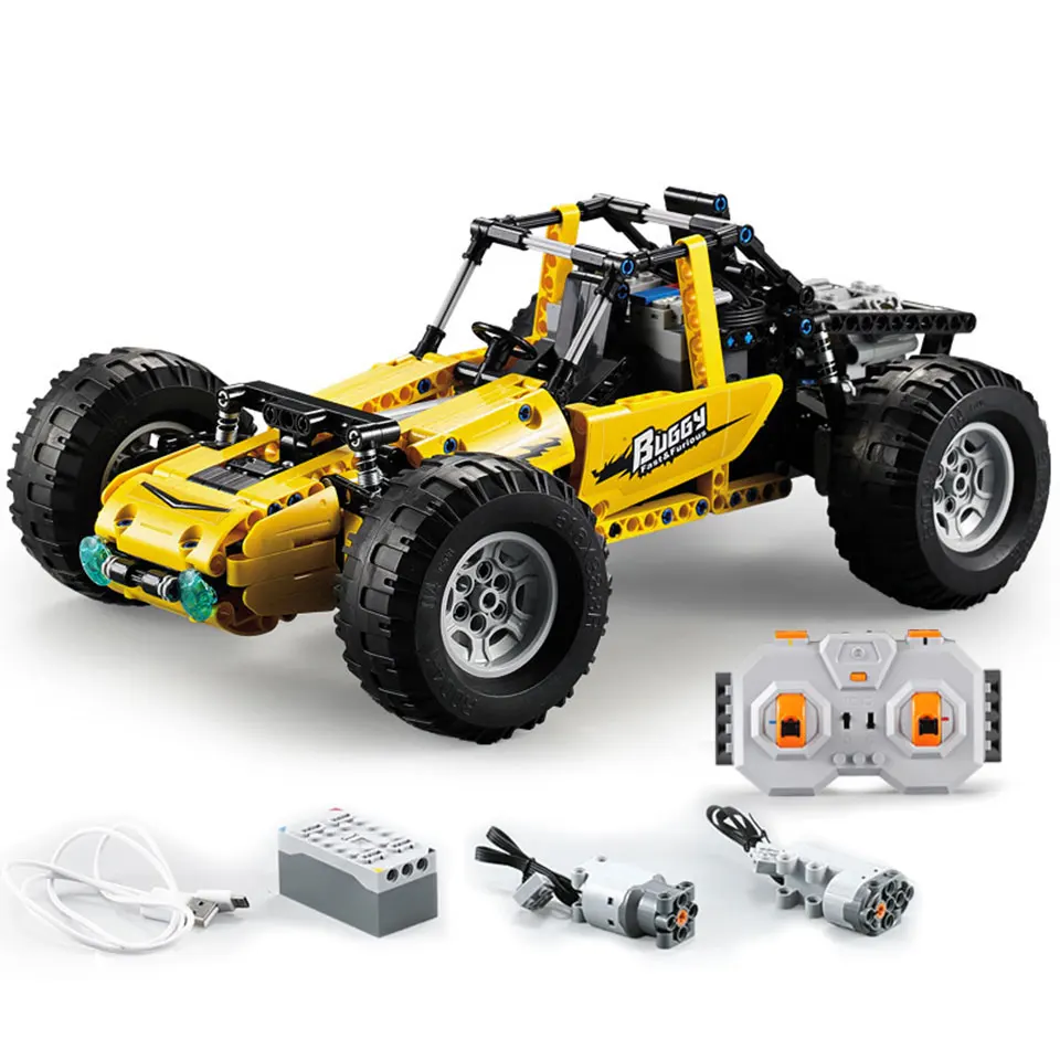 

RC Off-Road Vehicles Compatible Legoing Technic Car Model Building Blocks Boy Birthday Gift Car Remote Control Toys For Children