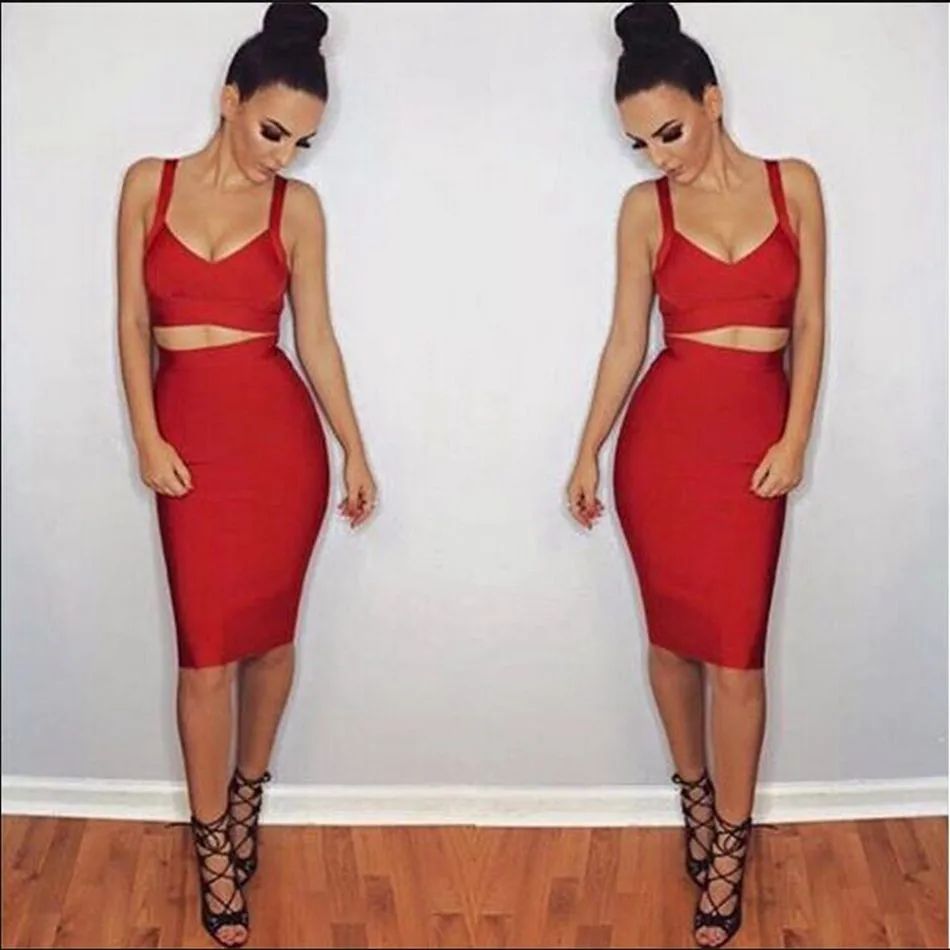 New-Fashion-Women-Bandage-Pencil-Skirts