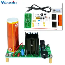 1 комплект мини катушки Tesla комплект 15 Вт мини музыкальный плазменный динамик с катушкой Тесла Беспроводная передача DC 15-24 В DIY наборы