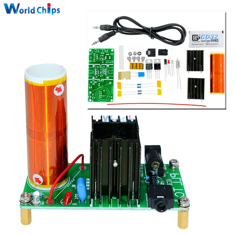 Комплект мини катушки Теслы 15 Вт 1 комплект|diy kit|tesla coilkit kits |