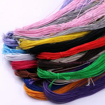 

1mm Diameter Elastic Stretch Cord Rubber Rope Nylon Bracelet Beads Strings Hair Strips Accessory DIY 25 Meters/Piece
