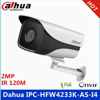 

Dahua IPC-HFW4233K-AS-I4 2MP Starlight Camera IP67 IR120m built-in audio and alarm interface IP camera with bracket