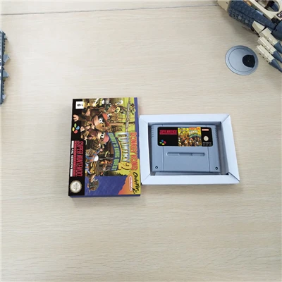 

Donkey Country Kong 2 Diddy's Kong Quest With Retail Box RPG Game Battery Save EUR Version