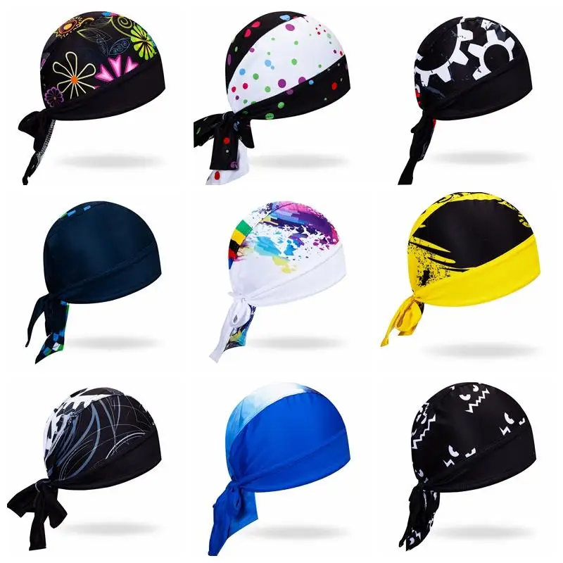 Women Men Cycling Cap Quick-Dry Outdoor Sport Bicycle Headscarf Pirate Scarf Hood MTB Racing Bandana Hat 