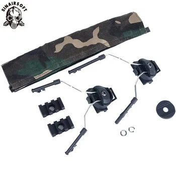 

SINAIRSOFT FAST Airsoft Tactical HELMET RAIL ADAPTER SET Peltor Comtac Headset Ops-Core ARC RAIL ADAPTER FOR Element C1 C2 C4