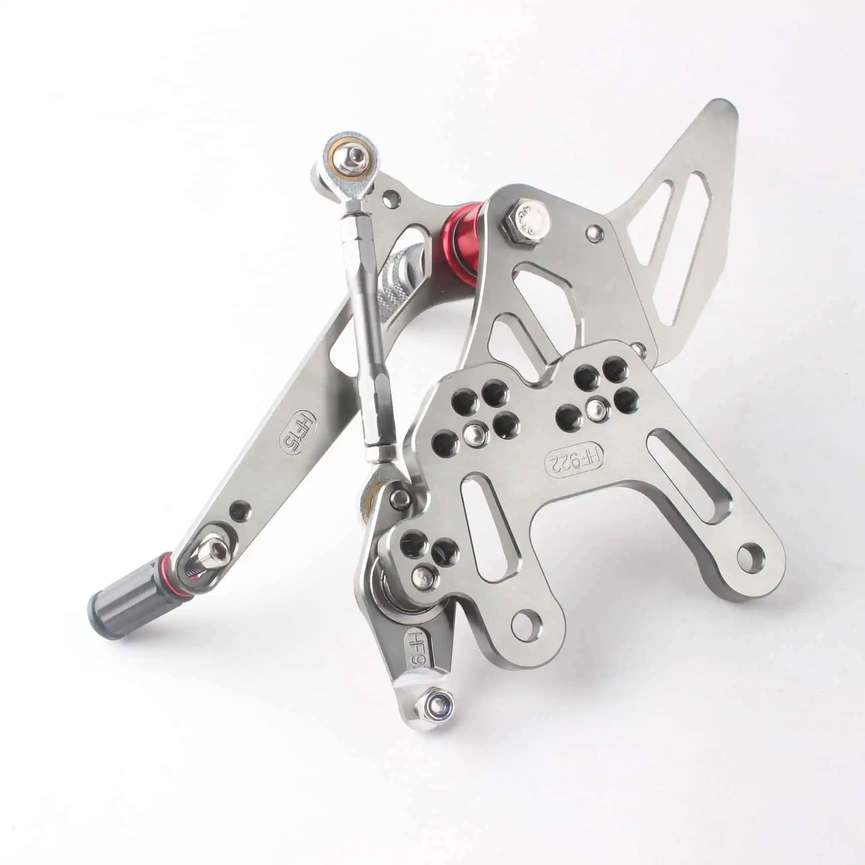 CNC регулируемые Rearset подножки педали для Kawasaki Ninja ZX10R серый