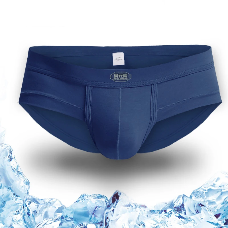

New Men's Sexy Underwear U Convex Modal Male Sense Pockets Sweat-Absorbent Breathable Low Waist Underwear Men's Underwear