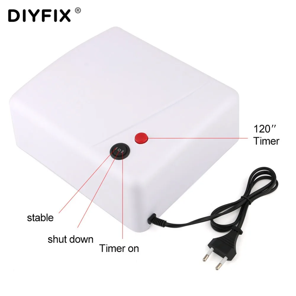 УФ лампа DIYFIX с зеленым маслом для быстрой отверждения устройство ремонта