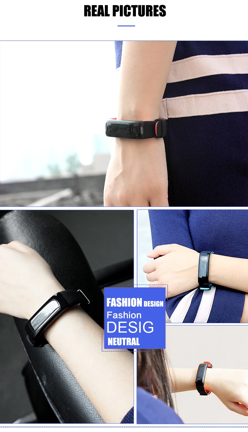 Torntisc Smart band P1 PLUS Color display Fitness Bracelet Heart rate tracker Blood Pressure Monitor Smart Wristband IP67 Waterpoof (12)