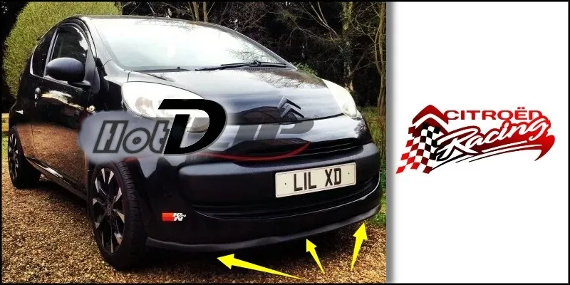 Bumper Lip Deflector Lips For Citroen Jumpy  Dispatch MK2 2007~2015 Front Spoiler Skirt For TopGear Tuning  Body Kit  Strip 5.5