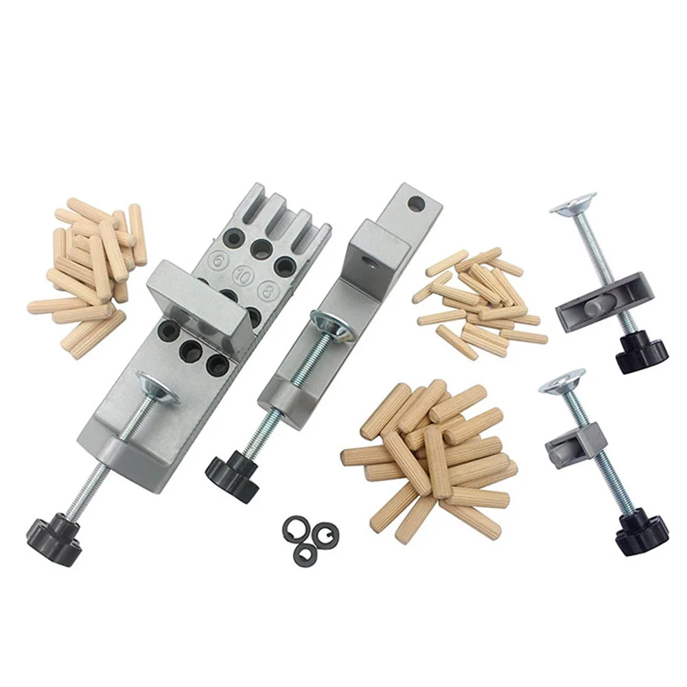

Woodworking Self Centering Doweling Jig Kit Step Drill Guide Bushings Set Wood Dowel Machinery Parts Guide Locator Tool