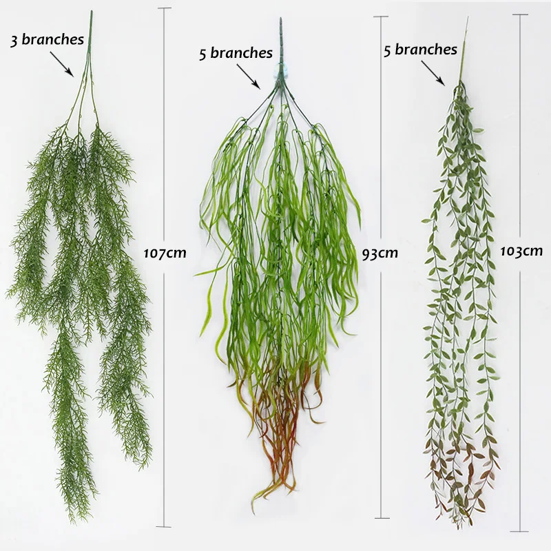 JAROWN Artificial Plants Simulation Seaweed Plants Fake Pine Needle For Wedding Home Veranda Decoration Accessories (2)