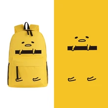 Мультфильм Gudetama школьные сумки для девочек-подростков Забавный яичный желток Женский Милый Рюкзак Kawaii дорожный рюкзак для ноутбука рюкзак для книг