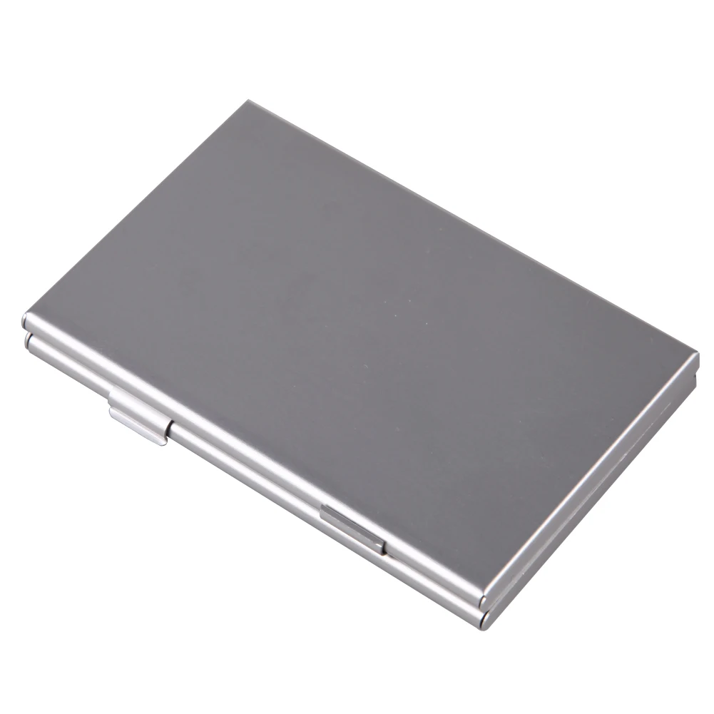 Металлический алюминиевый защитный футляр для карт памяти чехол для хранения держатель для 6 шт. SD/SDHC/MMC чехол для держателя карты памяти FW1S