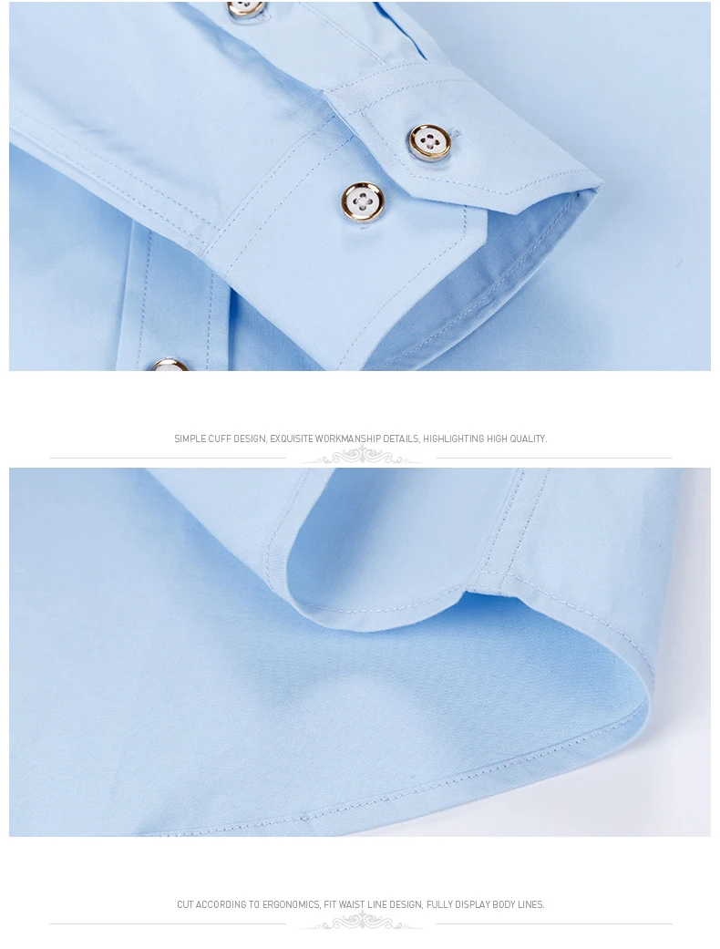 Mens cotton office work shirts Solid Color man Shirt Men Formal Social Dress Shirt Brand Casual Shirt clothes