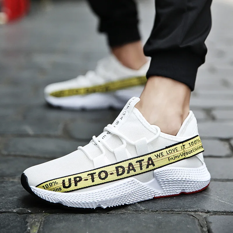 Cena LZJ 2018 obuwie męskie oddychające jesienne letnie siatkowe buty dla kochanków marki Femme Chaussure Ultras zwiększa Superstar Sneakers