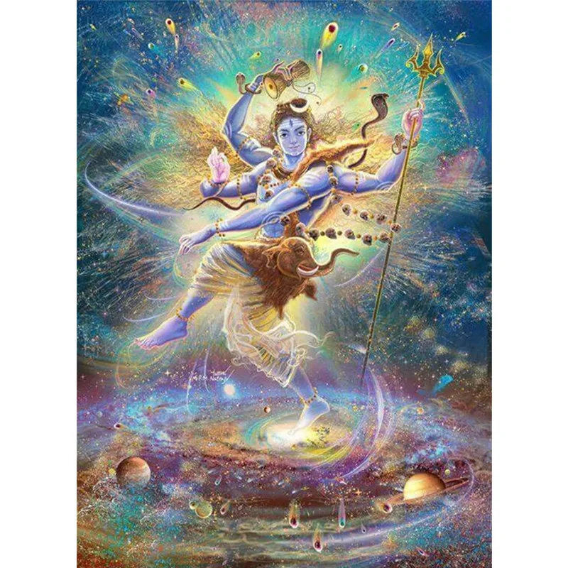 

5D Full Square Rubik Diamond painting Round Shiva religion mosaic Diamond Embroidery Sale Home decoration rhinestones pictures