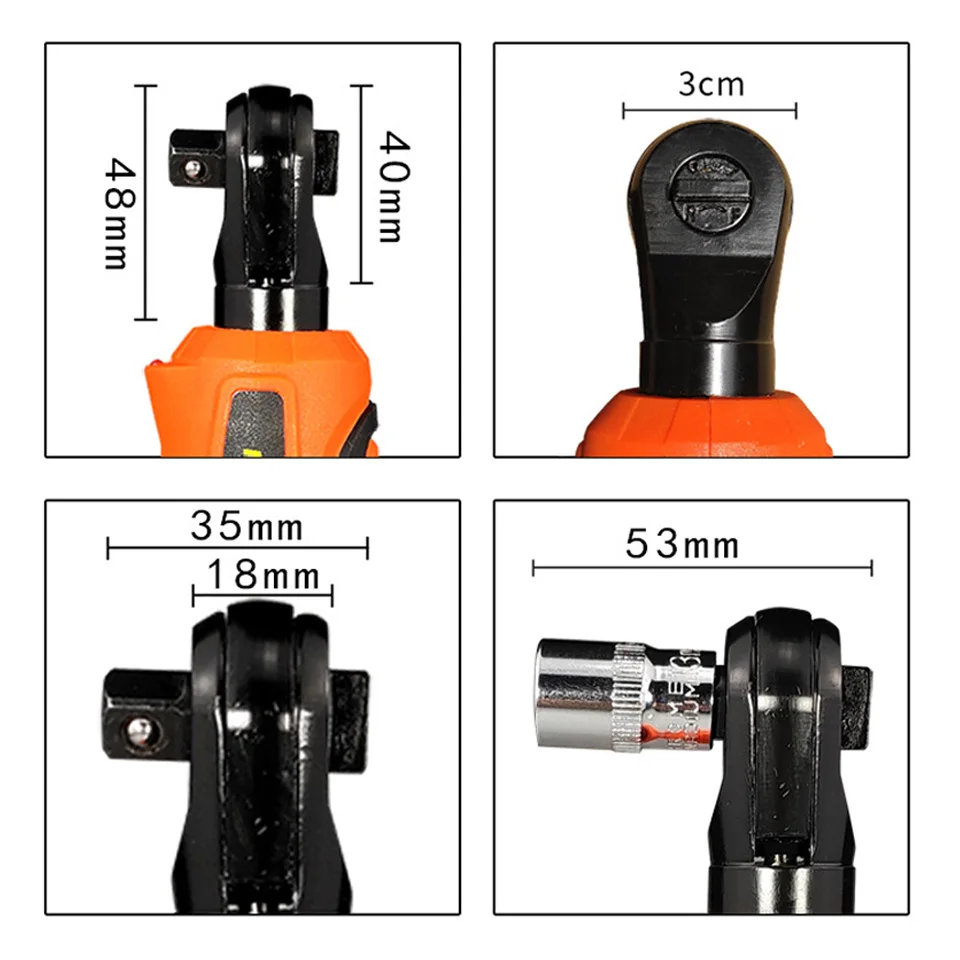 Электрический ключ с Трещоткой набор разъемов быстроразъемный гаечный ключ перезаряжаемый беспроводной строительные леса электроинструменты Chave Catraca