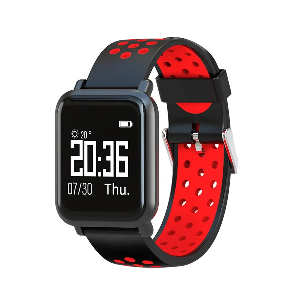 

SN60 Heart Rate Monitor 0.96 inches LED Sport Smart Watch Bluetooth Waterproof Swimming Smart Band Remote Camera 2018