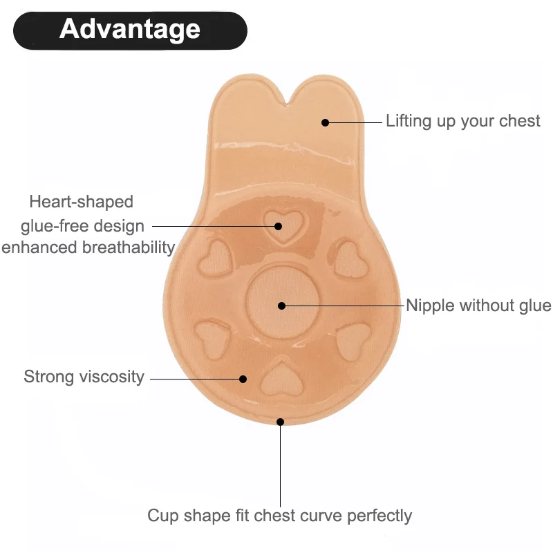 2 шт./пара многоразовые Для женщин груди Лепестки Лифт лента невидимая накладка на сосок без бретелек бюстгальтер силиконовые груди наклейки