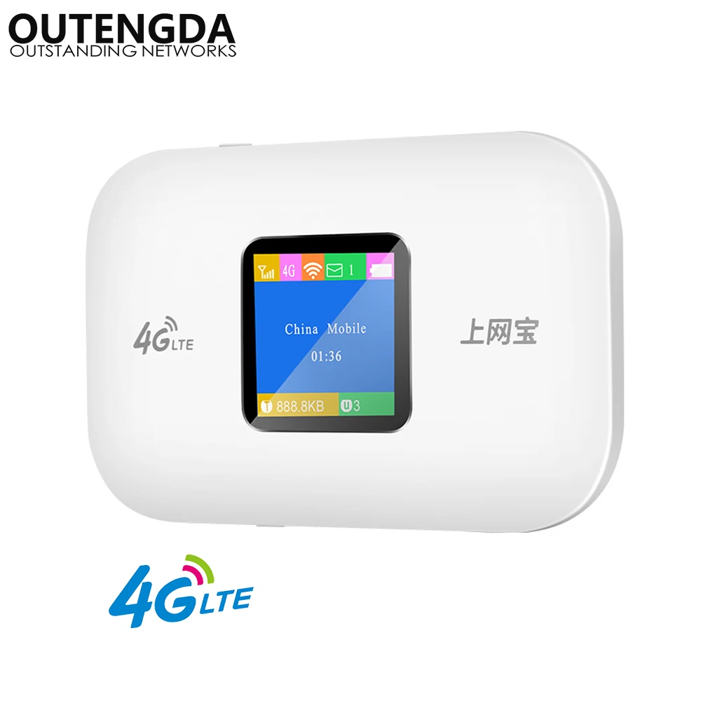 Портативный разблокированный мини роутер 3G 4G 100 Мбит/с Wi Fi для путешествий в