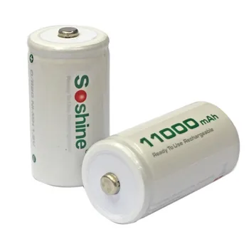 

Soshine D size 33600 Queen on the Battery D- 11000mAh rechargeable battery 1.2v NI-MH