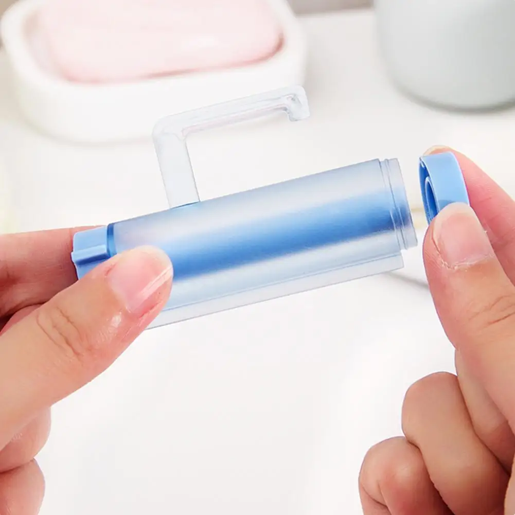 Rolling Tube Toothpaste Squeezer Holder Convenient Toothpaste Dispenser Tube Partner Sucker Hanging Holder Bathroom Accessories Rolling Tube Toothpaste Squeezer Holder Convenient Toothpaste Dispenser Tube Partner Sucker Hanging Holder Bathroom Accessories
