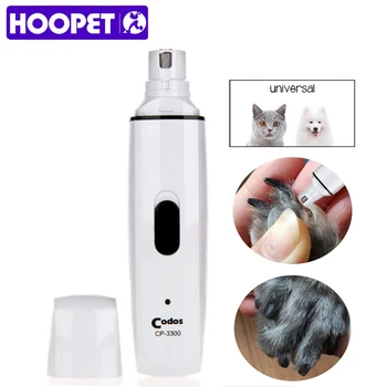 

HOOPET Pet Professional Electric Nail Clipper Dogs Cats Paw Trimmer Grooming Cutter Products