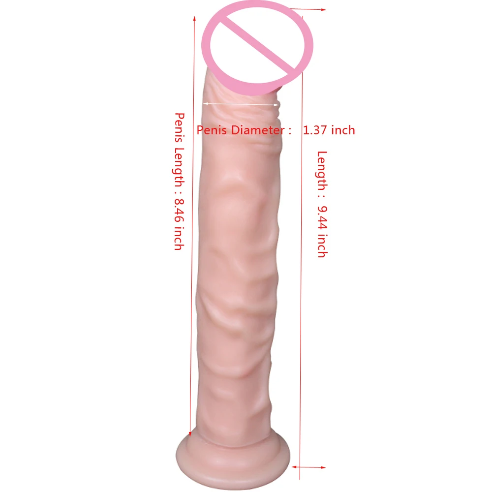 Big Anal Dildo Length 24cm Width 3.5cm Silicone Soft Penis Dildo Adult Sex Products for Women Masturbation Toys Sex Products