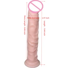 Big Anal Dildo Length 24cm,Width 3.5cm Silicone Soft Penis dildo Adult Sex Products for Women masturbation toys sex products